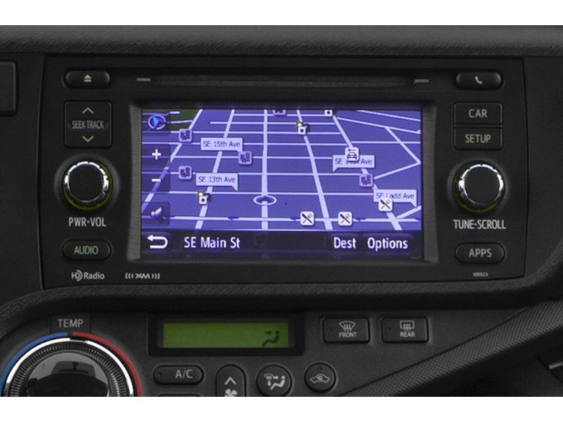 2014 Toyota Prius c Technology Interior Shot 2