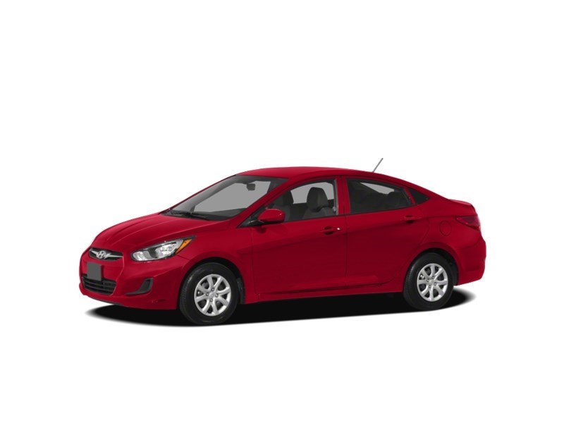 2012 Hyundai Accent GL Boston Red Metallic  Shot 2