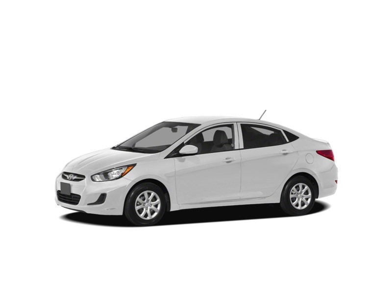 2012 Hyundai Accent GL Century White  Shot 3