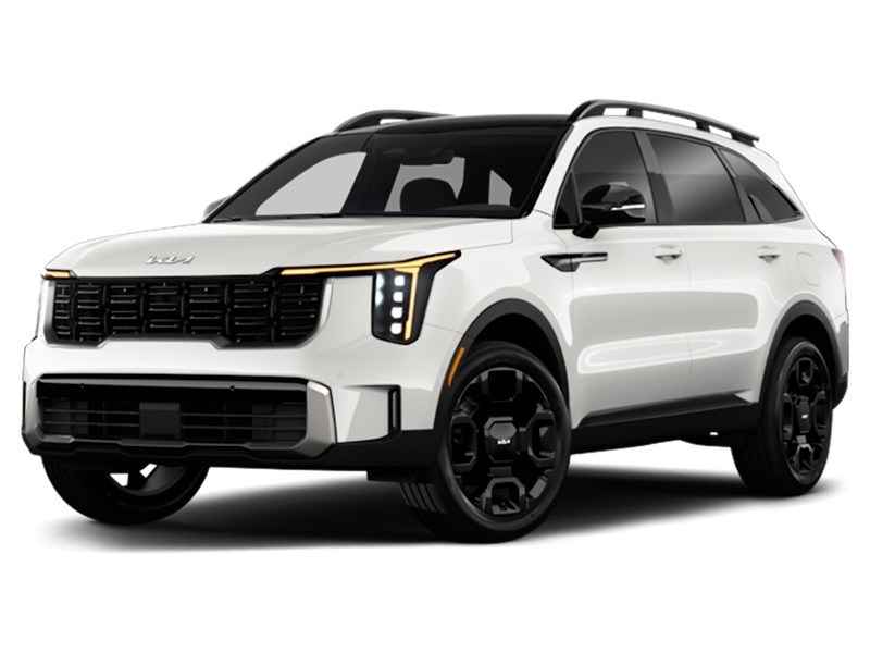 2025 Kia Sorento X-Line AWD Glacial White Pearl  Shot 6