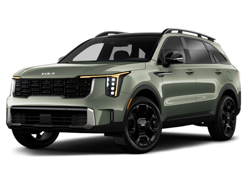 2025 Kia Sorento X-Line AWD Jungle Green  Shot 8