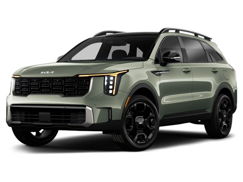 2025 Kia Sorento X-Line AWD Jungle Green  Shot 9