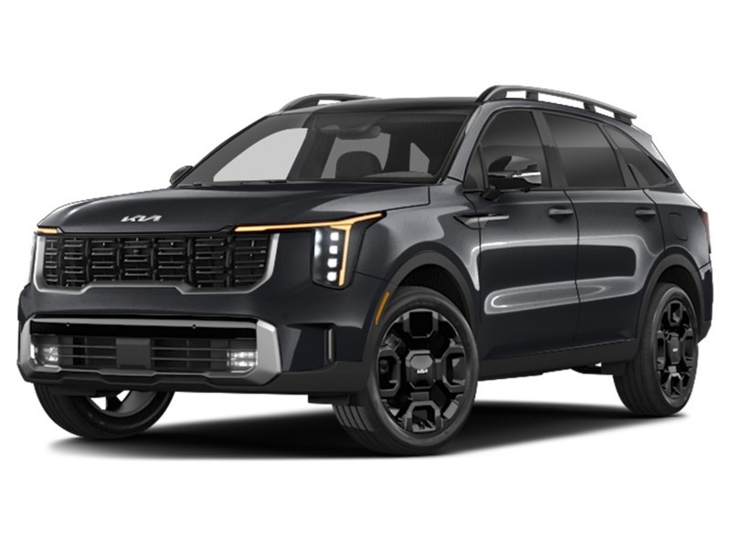 2025 Kia Sorento 2.5T X-Line Limited w/Black Interior Panthera Metal Grey  Shot 1