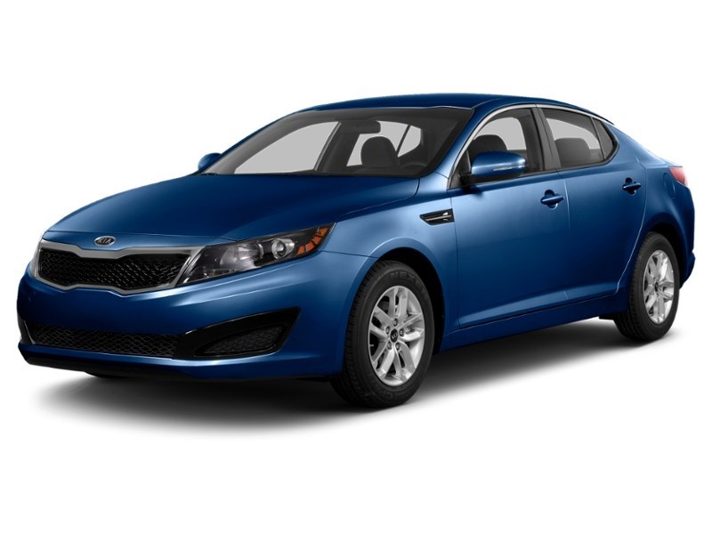 2013 Kia Optima LX (M6) Santorini Blue Metallic  Shot 4