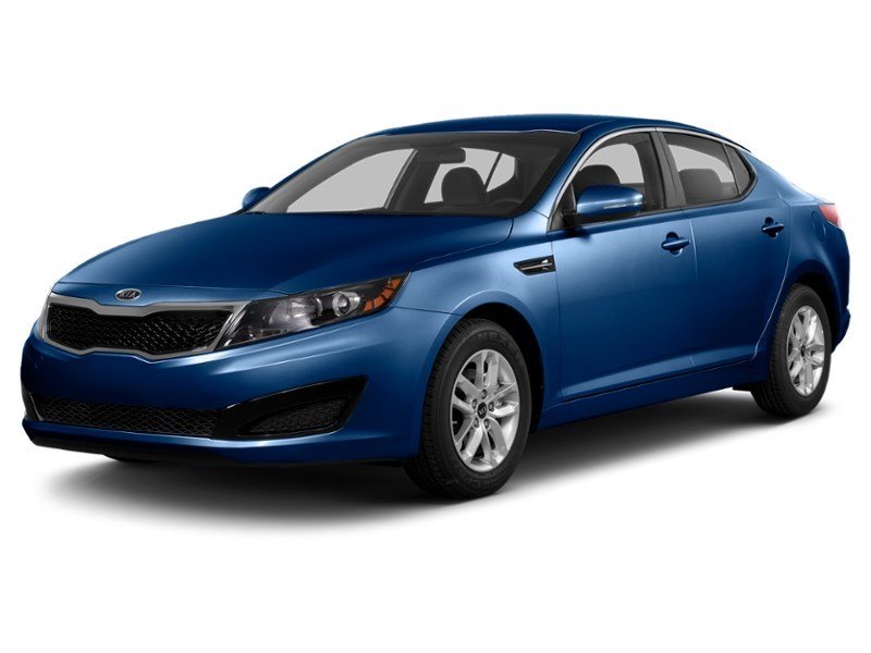 2013 Kia Optima LX (M6) Santorini Blue Metallic  Shot 4