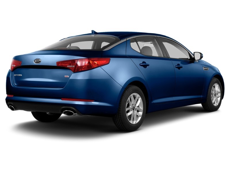 2013 Kia Optima LX (M6) Santorini Blue Metallic  Shot 6