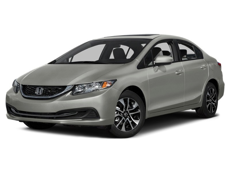 2015 Honda Civic EX (CVT) Alabaster Silver Metallic  Shot 4