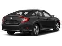 2020 Honda Civic LX CVT Crystal Black Pearl  Shot 2