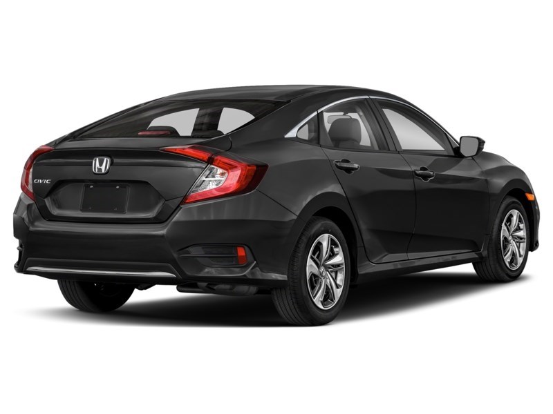 2020 Honda Civic LX CVT Crystal Black Pearl  Shot 2