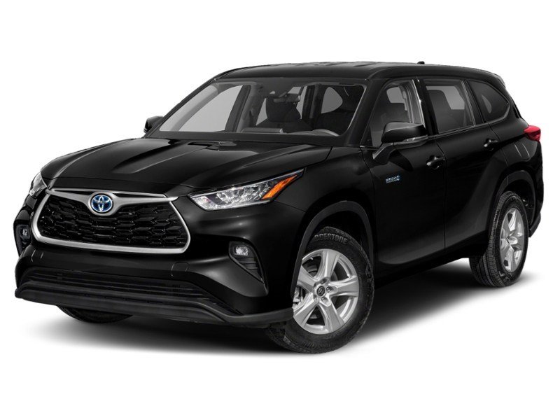 2022 Toyota Highlander Hybrid LE Midnight Black Metallic  Shot 1
