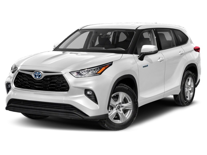 2022 Toyota Highlander Hybrid LE Wind Chill Pearl  Shot 8