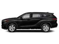 2022 Toyota Highlander Hybrid LE Midnight Black Metallic  Shot 3