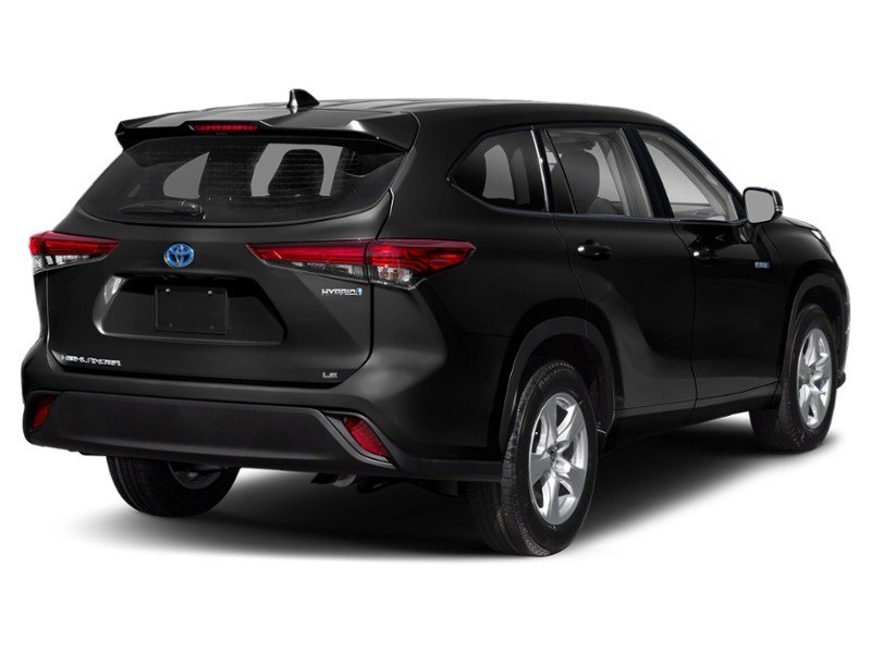2022 Toyota Highlander Hybrid LE Midnight Black Metallic  Shot 6