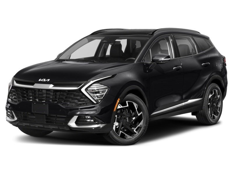 2023 Kia Sportage EX Premium AWD w/Red Interior Fusion Black  Shot 1