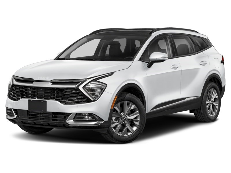 2023 Kia Sportage HEV SX w/Black Interior Snow White Pearl  Shot 4