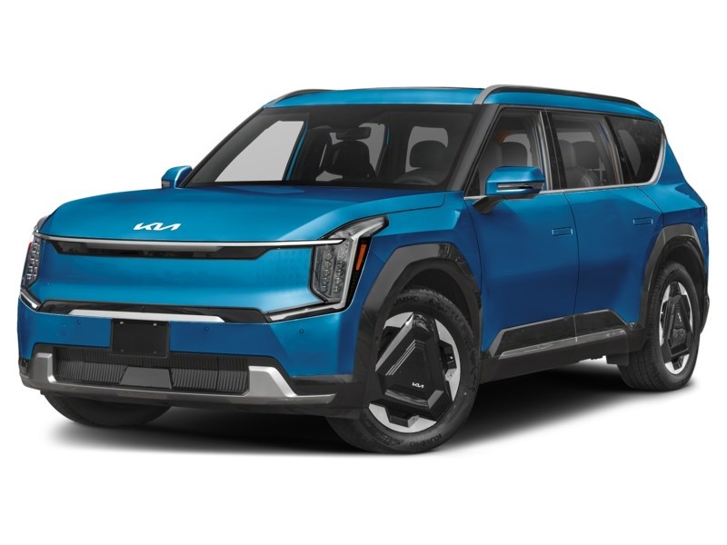 2026 Kia EV9 Land w/Premium Package AWD Ocean Blue  Shot 4